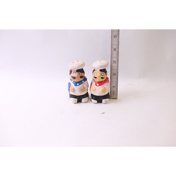 Chefs, Salt and Pepper Shakers, Funny Figurines, Kitchen, Decor - Picture 3 of 3